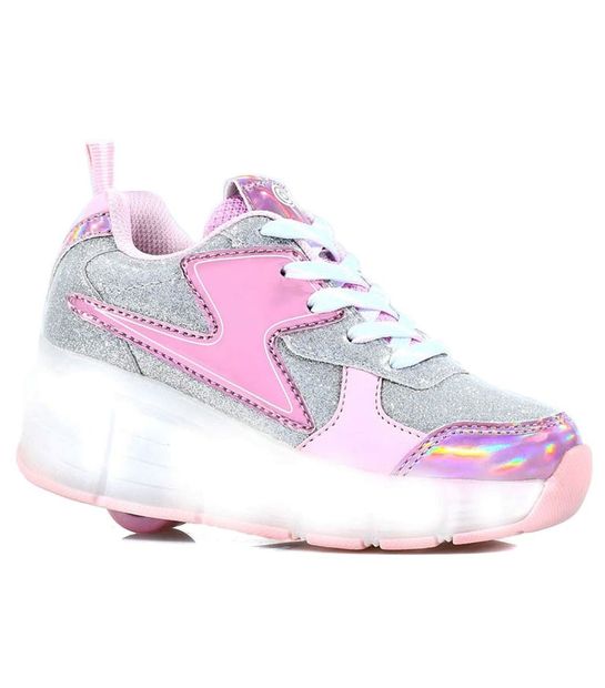 Zapatillas Footy Roller Power Con Luz Led De Niñas - miszapatosarg-mobile